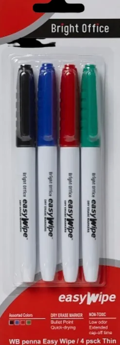 Discount Valkotaulutussi Kapea 4Kpl/Pkt Varilajitelma Toimistotarvikkeet