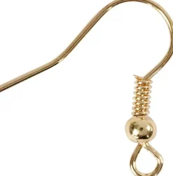 Ei merkkiä Askartelutarvikkeet-Korvakorukoukku 18Mm, 10 Kpl, Kullanvarinen