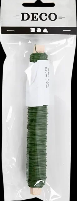 Creativ Company Askartelutarvikkeet-Kukkalanka, Vihrea, Paksuus 0,5 Mm, 50 M/ 1 Rll