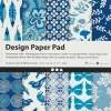 Nellen Askartelutarvikkeet-Kuviopaperilehtio, Arkki 15,2X15,2 Cm, 120 G, Sininen, 50Ark