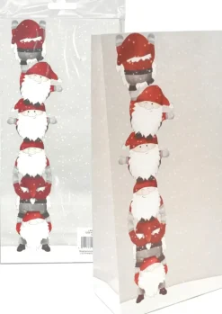 New Lahjapussi Hauskat Tontut 5Kpl/Pkt Askartelutarvikkeet