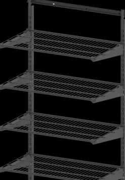 Lanka ja Muovi Säilytyskalusteet-Hyllyjarjestelma M600 8 Hyllya Lm 840