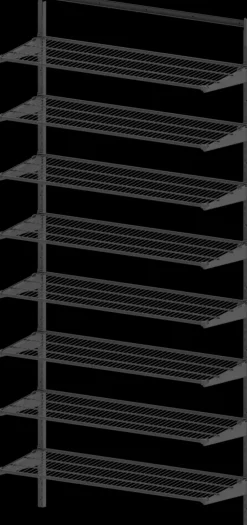 Lanka ja Muovi Säilytyskalusteet-Hyllyjarjestelma M900 8 Hyllya Lm 840