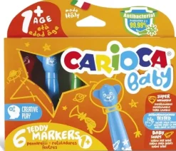 Hot Lasten Huopakynasarja 6 Kpl Teddy Baby +1 Vuotialle Toimistotarvikkeet