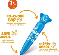 Hot Lasten Huopakynasarja 6 Kpl Teddy Baby +1 Vuotialle Toimistotarvikkeet