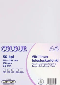 Online Varillinen Tulostuskartonki A4 50Kpl Paperitarvikkeet