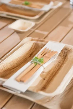 New Palmunlehtilautanen 20X20 Cm 10 Kpl Astiat