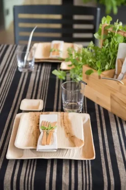 New Palmunlehtilautanen 20X20 Cm 10 Kpl Astiat