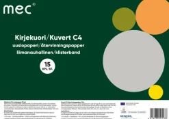 Hot Mec Kirjekuori C4 Uusio 15Kpl Paperitarvikkeet