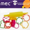 M.E.C Askartelutarvikkeet-Mec Muovailuvahamuotit 10Kpl + Kaulin