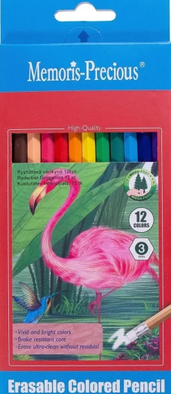 Clearance Varikynat Kumipaa 12Kpl Toimistotarvikkeet