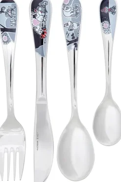 Hot Moomin Arabia Hackman Muumi Lasten Aterinsetti Seikkailu Muutto 4-Osainen Aterimet Ja Ottimet