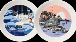 New Moomin Arabia Lumilyhty Ja Muumi Lautassetti 19 Cm Astiat