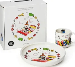 Moomin Arabia Muumi Pikku Myy Lastenastiasto 2-Osainen Astiat