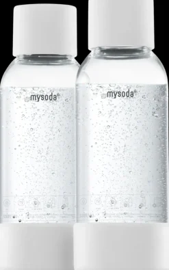 MySoda Vesi Ja Juomat-White 0.5L Juomapullo 2-Pack