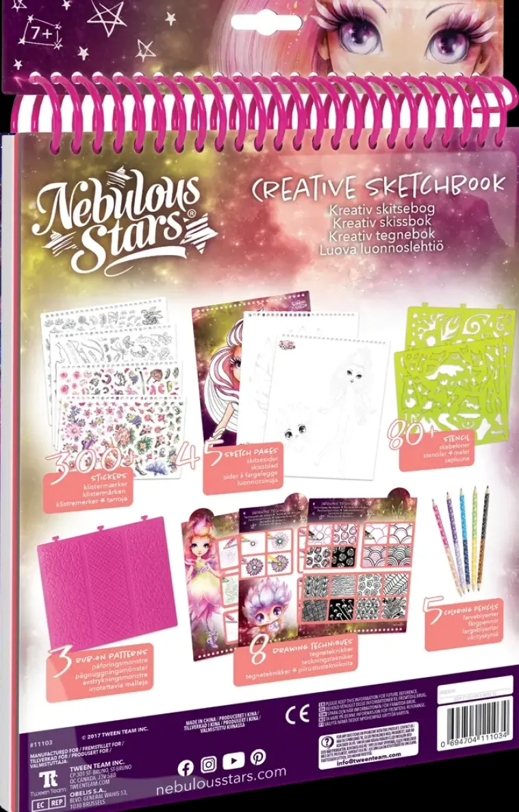 Nebulous Stars Askartelutarvikkeet-Nebulous Star Luonnoskirja Petulia