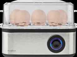 Nedis Kypsentäminen-Munankeitin 8 Munan Mittakuppi Alumiini Musta