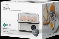 Nedis Kypsentäminen-Munankeitin 8 Munan Mittakuppi Alumiini Musta