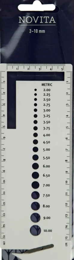 Clearance Neulepuikkojen Puikkomittari Ja Leikkuri Käsityötarvikkeet