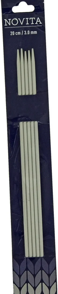 Hot Sukkapuikot 20Cm - 3 Mm Harmaa Käsityötarvikkeet