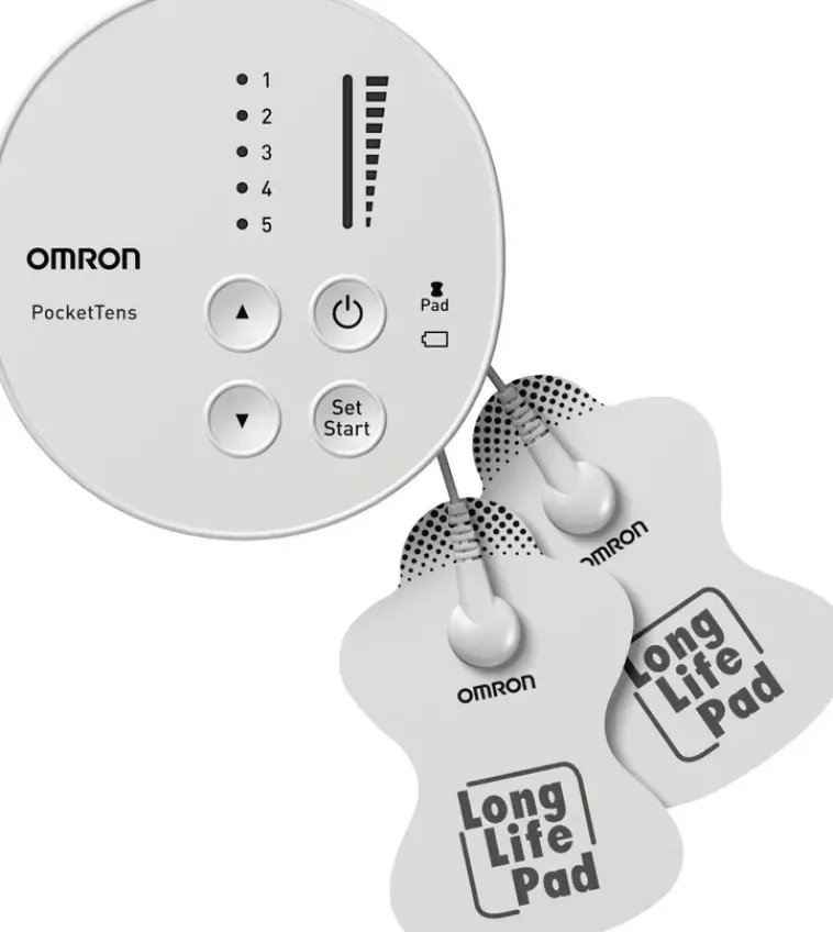 Omron Hierontalaitteet Ja Lämpötyynyt-Kivunlievittaja Pockettens Tens-Laite