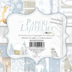 Hot Paperilajitelma Talvimetsa 6X6 Askartelutarvikkeet