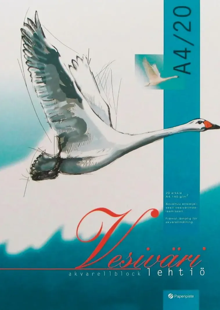 Vesivarilehtio A4/20 Paperitarvikkeet