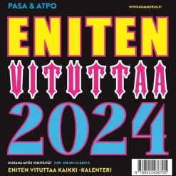 Outlet Pasa, Atpo, Eniten Vituttaa 2024 -Kalenteri Kalenterit