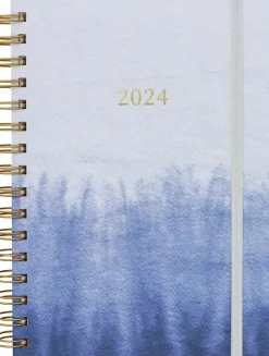 Poytakalenteri A5 Kierresidottu, Sininen Kalenterit