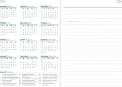 Outlet Poytakalenteri Color A5, Vihrea Kalenterit