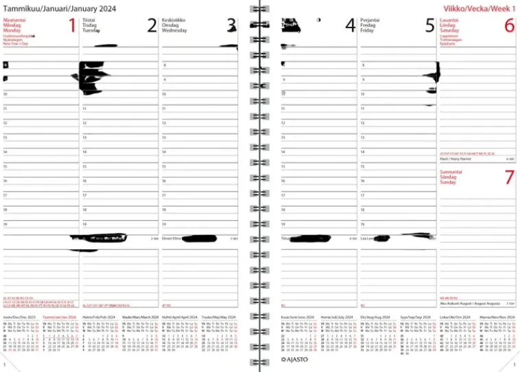 Sale Poytakalenteri Wega Plus, Ruusukulta Kalenterit