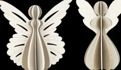 Clearance Poytakoriste Puuenkeli 13,5 Cm, Erilaisia Sesonkijuhlatarvikkeet