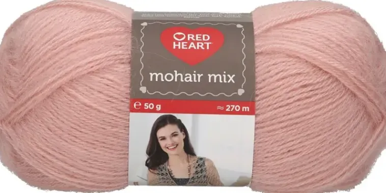 Hot Prym Neulelanka Mohair Mix 50G Punainen Käsityötarvikkeet