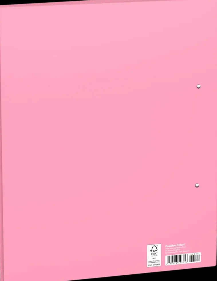 New Rengaskansio A4 Roosa Paperitarvikkeet