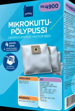 Rainbow Imurit Ja Tarvikkeet-Polypussi Rb4900 4Kpl + Moottorisuodatin