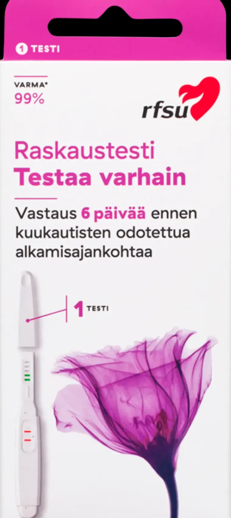 RFSU Muut Kauneuden- Ja Terveydenhoitolaitteet-Raskaustestikyna 1Kpl