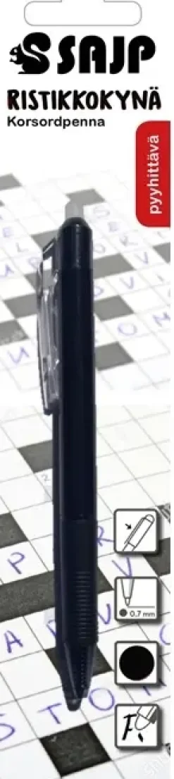 New Ristikkokyna 0,7 Mm 1 Kpl Musta Toimistotarvikkeet