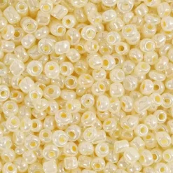 Online Rocaille-Siemenhelmet, Norsunluu, Halk. 3 Mm, Koko 8/0 , Aukon Koko 0,6-1,0 Mm, 25 G/ 1 Pkk Askartelutarvikkeet