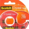 Best Scotch® Crystal Clear-Teippi, 19 Mm X 15 M, 1 Rulla + Kasiteline Toimistotarvikkeet