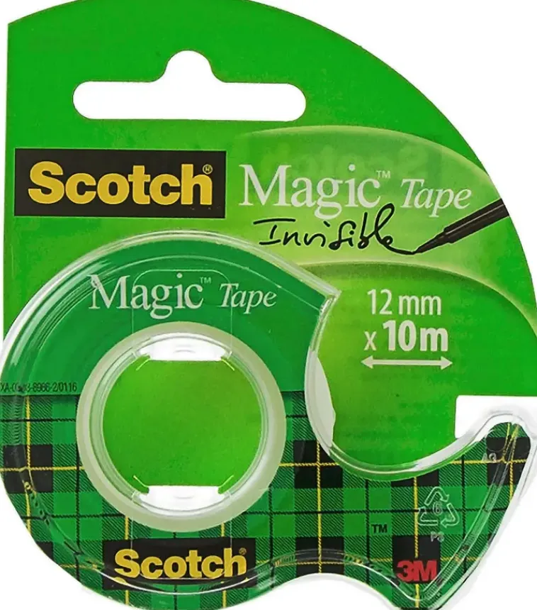 Outlet Scotch Magic -Teippi 1 Rla 12 Mm X 10 M + 1 Minikatkaisija Toimistotarvikkeet