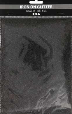 New Silityskalvo, A5 14,8X21 Cm, Musta, Kimalle, 1Ark Askartelutarvikkeet