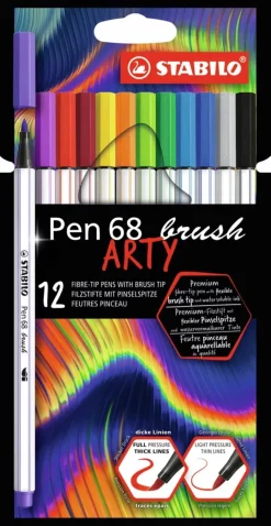 Clearance Sivellinkyna Pen68 Brush 12 Varin Kotelossa Toimistotarvikkeet