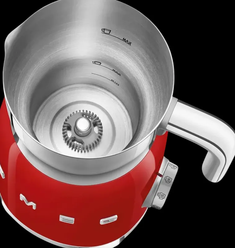 Smeg Ruoanvalmistuskoneet-Maidonvaahdotin Punainen Mff01Rdeu
