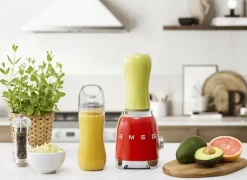 Smeg Ruoanvalmistuskoneet-Pieni Tehosekoitin Pbf01Rdeu, Punainen