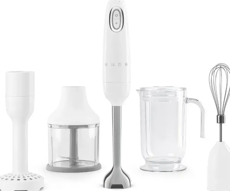 Smeg Ruoanvalmistuskoneet-Sauvasekoitinsetti, Valkoinen