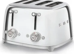 Smeg Kypsentäminen-Tsf03Sseu 4-Viipaleen Leivanpaahdin Teras