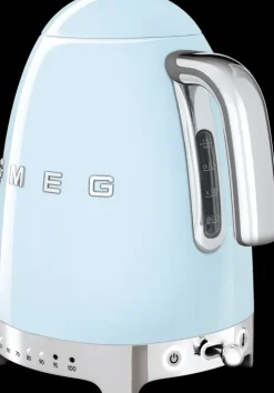 Smeg Kahvi Ja Tee-Vaaleansininen Vedenkeitin Lampotilansaadolla Klf04Pbeu