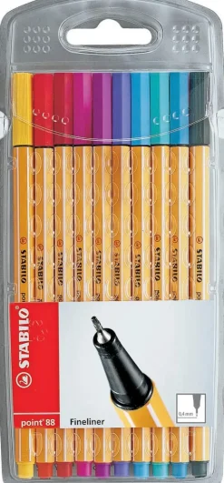 Clearance Tussikyna Point 88 Fineliner 10 Varia Toimistotarvikkeet