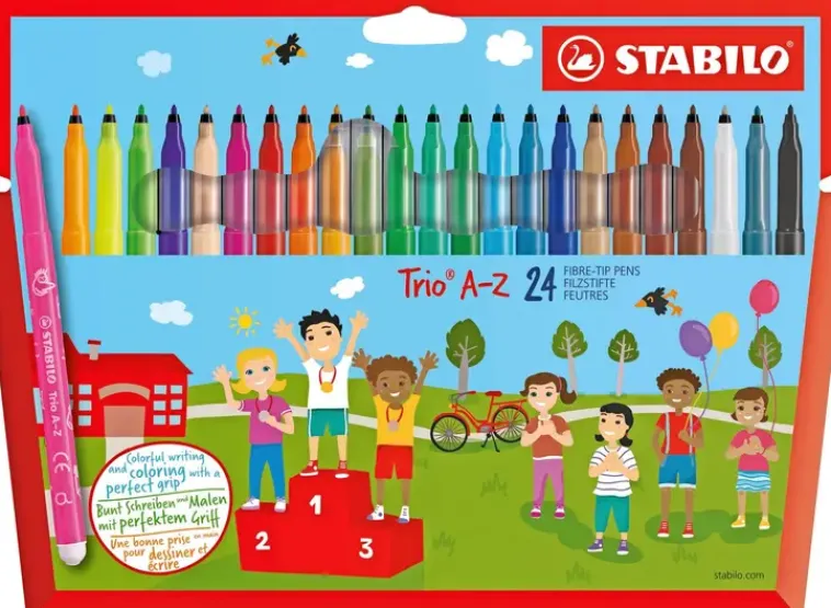 Hot Tussikynasarja Trio A-Z 24 Varia Toimistotarvikkeet