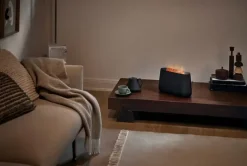 Stadler Form Ilmastointi Ja Huoneilma-Ben Ilmankostutin Liekkiefektilla Musta